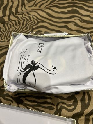 Tracollina Dior Pelle Trapuntata Nera