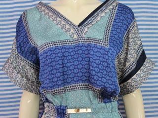 Vestido estampado Cortefiel