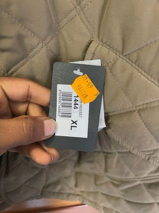 Giacca H&M trapuntata verde oliva taglia M