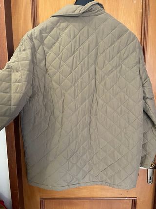 Giacca H&M trapuntata verde oliva taglia M