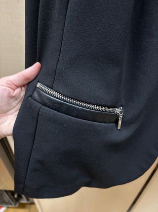 Chaqueta fina entretiempo negra