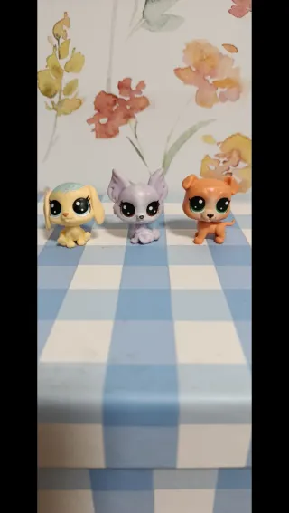 Lote 3 mini muñecos Littlest Pet Shop