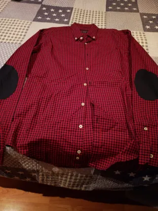 Camisa cuadros chico Talla L