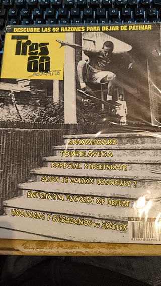 3x revistas skate tres60 antiguas