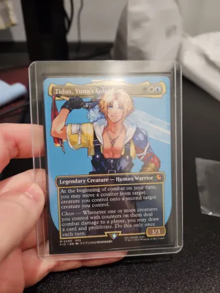 Tidus, Yuna's Guardian M 0205 FFX Carta magic