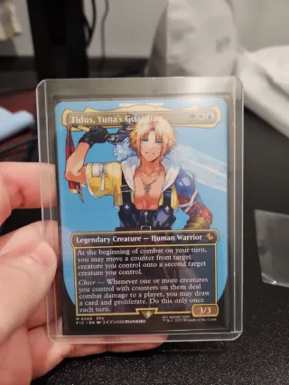 Tidus, Yuna's Guardian M 0205 FFX Carta magic