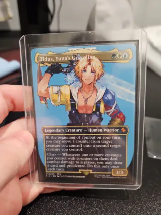 Tidus, Yuna's Guardian M 0205 FFX Carta magic