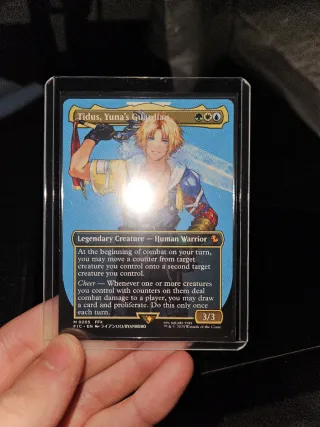Tidus, Yuna's Guardian M 0205 FFX Carta magic