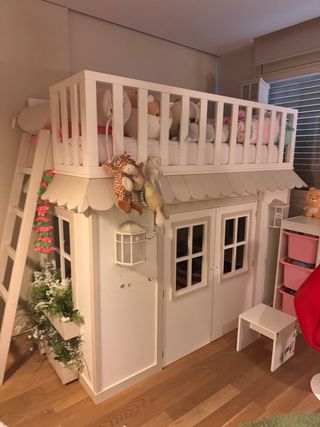 Casita Piccolo Cama Loft Madera