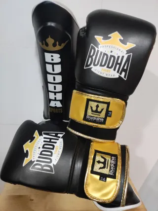Guantes y espinilleras Buddha