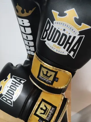 Guantes y espinilleras Buddha