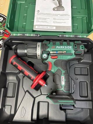 Taladro Percutor Parkside 20V + Batería 4Ah