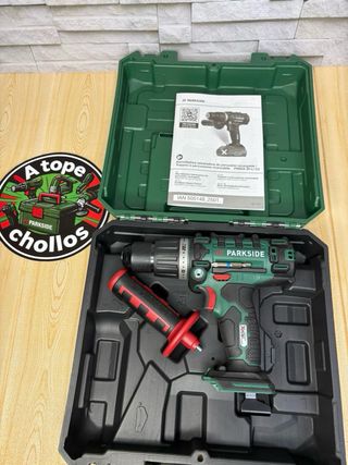 Taladro Percutor Parkside 20V + Batería 4Ah