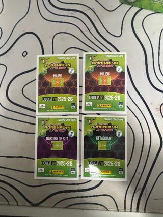 Cartas Adrenalyn Liga Francesa