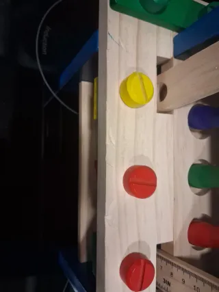 Banco de trabajo de madera para niños