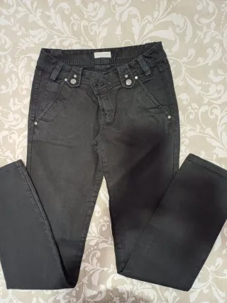 Pantalón vaquero negro Massimo Dutti