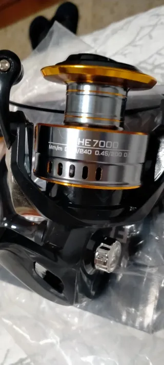 Carrete Pesca HE7000 Carpa y Siluro