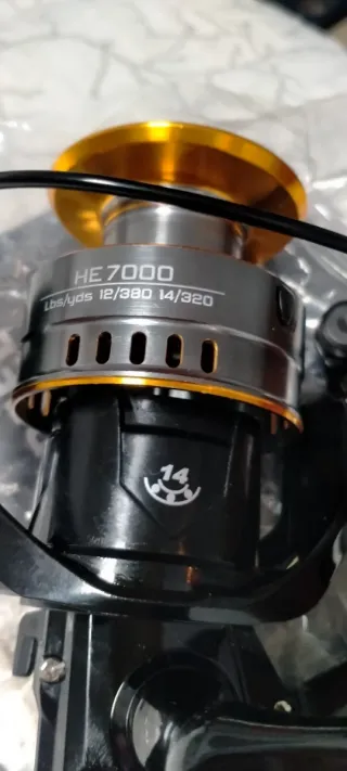 Carrete Pesca HE7000 Carpa y Siluro