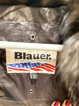 Abrigo largo Blauer acolchado