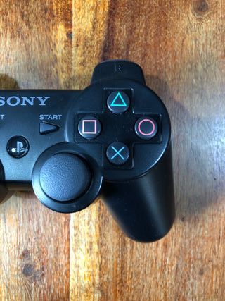 Controller PS3 Joypad nero con cavo di ricarica