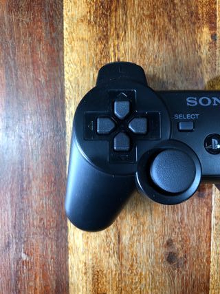 Controller PS3 Joypad nero con cavo di ricarica