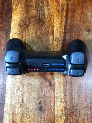 Controller PS3 Joypad nero con cavo di ricarica