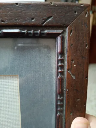 Cuadro punto de cruz hecho a mano