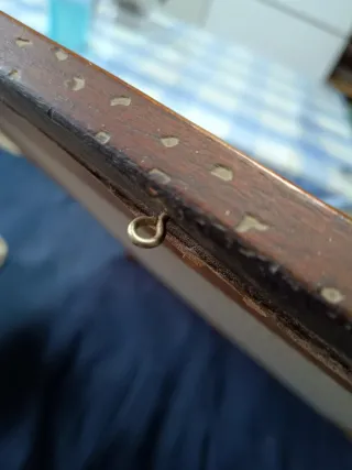 Cuadro punto de cruz hecho a mano