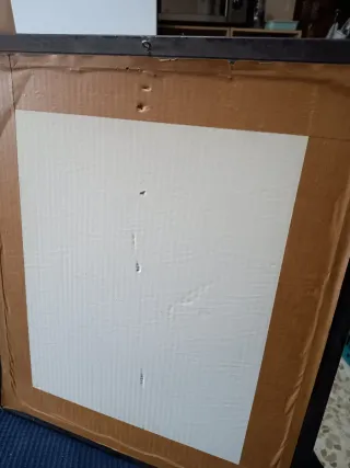 Cuadro punto de cruz hecho a mano