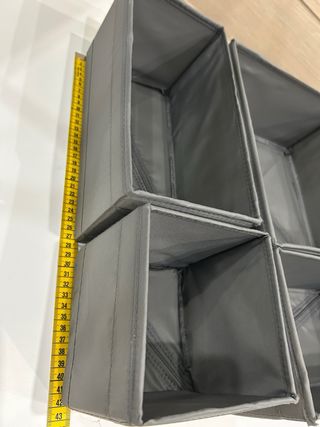4 Cajas Organizadoras Grises