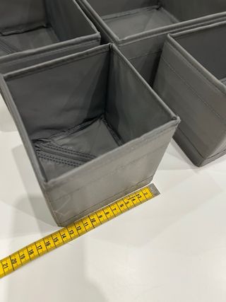 4 Cajas Organizadoras Grises