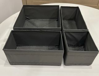 4 Cajas Organizadoras Grises