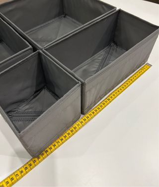 4 Cajas Organizadoras Grises