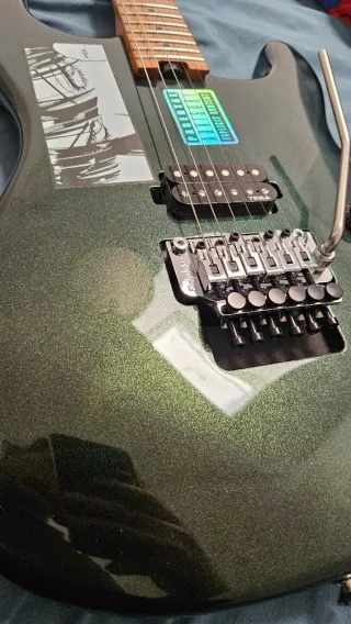 Harley Benton ST-80FR MN Lime Sparkle