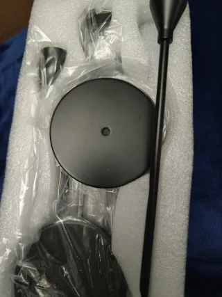 Juego 6 Candelabros Metal Negro