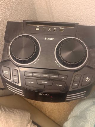 Altavoz sogo 2x12 bluetooth