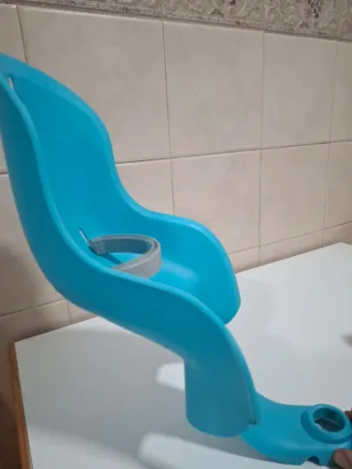 Silla Portamuñecos Bicicleta Azul