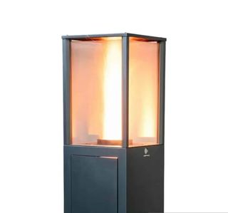 Estufa de pellet exterior 35,5 x 35,5 x 137 cm de KEKAI. Capri