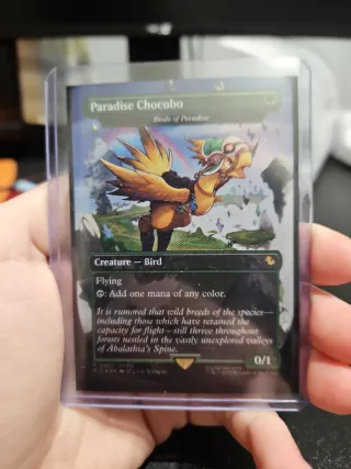 Paradise Chocobo Magic The Gathering Carta