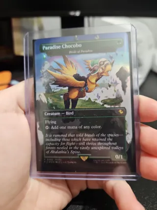 Paradise Chocobo Magic The Gathering Carta