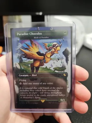 Paradise Chocobo Magic The Gathering Carta