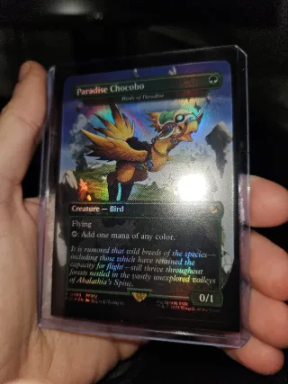 Paradise Chocobo Magic The Gathering Carta