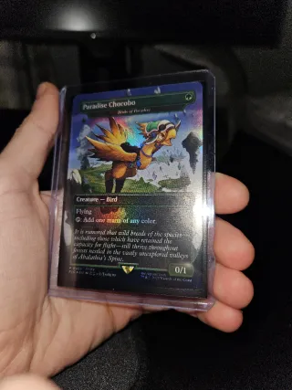 Paradise Chocobo Magic The Gathering Carta