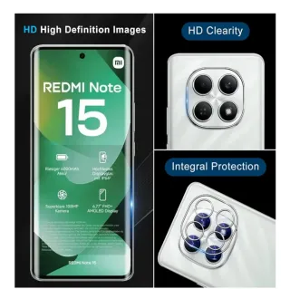 Protettore Schermo e Fotocamera per Xiaomi Redmi Note 15