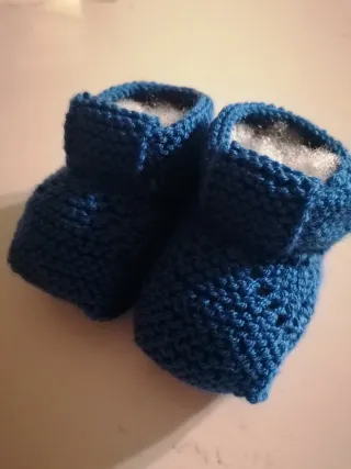 Patucos crochet hechos a mano