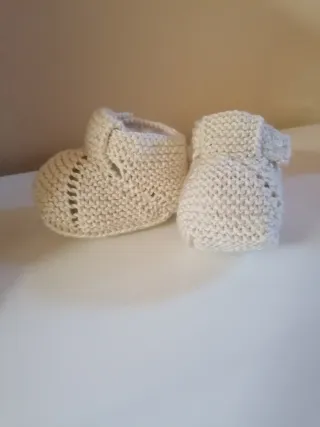 Patucos crochet hechos a mano