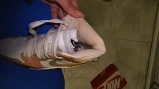 Zapatillas Jordan Beige, Rosa y Blancas