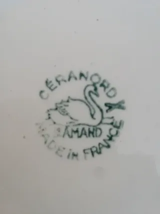 Piatti Vintage Ceranord St Amand Porcellana