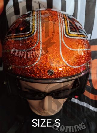 Casco snake orange Taglia S