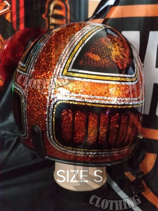 Casco snake orange Taglia S